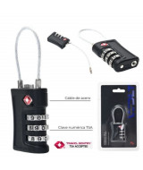 CANDADO WANDERLUST TSA NUMERICO C/CABLE - 38  