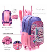 MOCHILA C/CARRO PETS PURRFECT 30x40x12cm - 37  