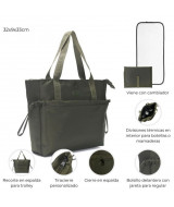 BOLSO MATERNAL SKORA C/CAMBIADOR 32x9x33cm - 38  