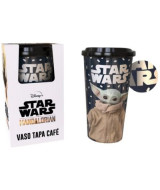 VASO CAFE C/TAPA STAR WARS C/ESTUCHE 590ml  - BVATCS  