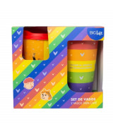 SET 2 VASOS CAFE C/TAPA LGBT C/ESTUCHE  - BSVETCL  