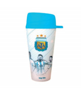 VASOS PLASTICO C/TAPA PICO MOVIL AFA 500ml  - B3VATPM  