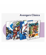 CUADERNO BIG LIFE T/F AVENGER HISTORIETA ABROCHADO 16x21cm 48hj RAY. - L5CAB  