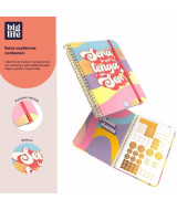 CUADERNO BIG LIFE FEMENINO T/DURA 15x21cm C/ESPIRAL 120hj RAY. - L5CA5FEMx1