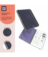 CUADERNO BIG LIFE ASTROLOGICO T/DURA 15x21cm C/ESPIRAL 120hj RAY. - L5CA5ASTx1