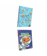 CUADERNO BIG LIFE T/D COSIDO 16x21 DINO 48hj. RAY - L5CCO  