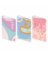 CARPETA INKDROP CARTONE N°3 DOS TAPAS PASTEL FUN - 302205x1