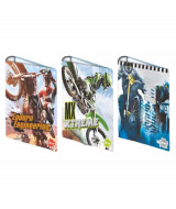 CARPETA INKDROP CARTONE 3 ANILLOS x 40mm MOTOCROSS - 300119x1