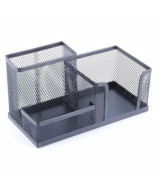 ORGANIZADOR ALAMBRE 3 COMPART.ALTO PLATEADO 21x10x9cm - 905  