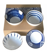 SET BOWLS PORCELANA 11cm x4cm - 4911  