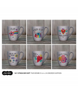 TAZA MUG BOMBE CERAM 10 CM VIBRA.-GAM137MGA  