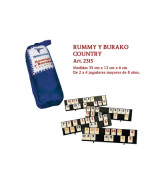 JUEGO DE MESA RUMMY & BURAKO COUNTRY - 35x13x6cm. - 2  