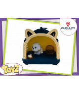 SET CASA DE MASCOTA CON PERRO CON LUZ Y SONIDO 13X14X9cm M-A200771x1