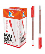 BOLÍGRAFO EZCO TXT 1 mm. ROJO. - 21302  