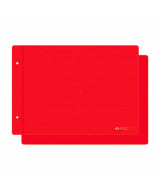 CARPETA EZCO NRO. 5 PLASTICA 2 TAPAS ROJO. - 203605-Rx1