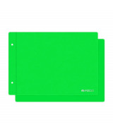 CARPETA EZCO NRO. 5 PLASTICA 2 TAPAS VERDE - 203605-Vx1