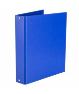 CARPETA EZCO FORRADA PP 3 ANILLOS x40mm AZUL. - 20370  