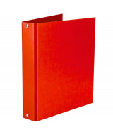 CARPETA EZCO FORRADA PP 3 ANILLOS x40mm ROJO. -20370  