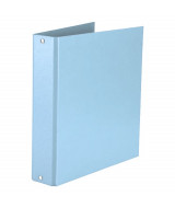 CARPETA EZCO FORRADA PP 3 ANILLOS x40mm CELESTE PASTEL. - 203700  