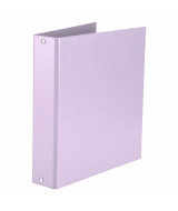 CARPETA EZCO FORRADA PP 3 ANILLOS x40mm LILA PASTEL. - 203700  