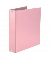 CARPETA EZCO FORRADA  3 ANILLOS x40mm ROSA PASTEL. - 203700  