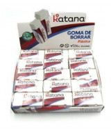 GOMA DE BORRAR LAPIZ PLASTICA  CHICA KATANA - 514105x1