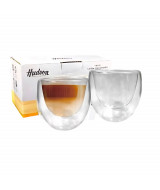 SET DE 2 VASOS DOBLE PARED DE VIDRIO LISOS DE 150 ML.-DG  