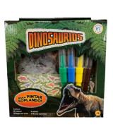 SOPLADORES SPRAY PARA PINTAR SOPLANDO -DINOSAURIOSx1