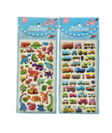 STICKERS COLOURS DINO/VEHICULOS. -22  