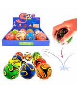 PELOTA SALTARINA SOFT FUTBOL X12u  6cm  . - 26  