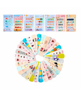 LAMINAS X 5 ANIMALES 33X26CM + STICKER X 200  - 27  