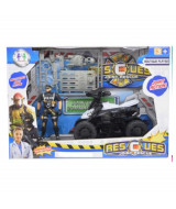 SET POLICIA DE RESCATE CON CUATRI  25*7.3*18.-BL8  