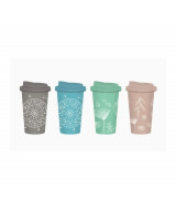 VASO DOBLE CAPA XL BAMBU 600ml - 1  