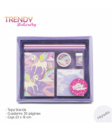 SET REGALO TRENDY LAPIZ+GOMA+SACAP.+ANOTADORES - 15  