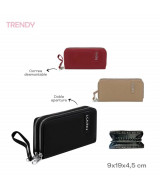 BILLETERA TRENDY VARIOS COLORES 9x19x4,5cm - 18628Bx1