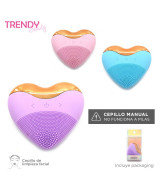 CEPILLO LIMPIEZA FACIAL TRENDY MANUAL 7,6x8,3x2,7cm - 14  