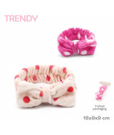 VINCHA TRENDY PARA MAQUILLAJE 18x9x9cm - 18  