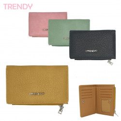 BILLETERA TRENDY C/PORTATARJETA 9x15x2cm V.COLORES - 21560x1