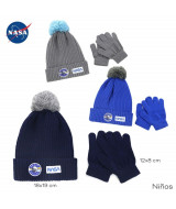 SET GORRO-GUANTES INFANTIL NASA - 13927Bx1