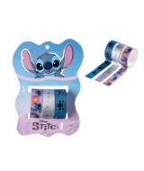 CINTA ADHESIVA DECORADA STICH 15mm.x 3mts. BL.x3un - 2442110  