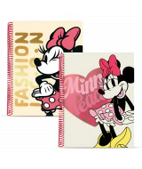 CUADERNO MOOVING SEMIRIGIDO UNIV.22x29cm MINNIE 80hj. RAY-1208  