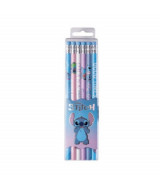 SET LAPICES GRAFITO STITCH HB C/GOMA x6un - 2442160  