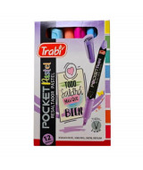 RESALTADOR TRABI POCKET PASTEL x6un. SURTIDO. - TR11  