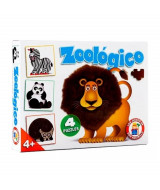 ROMPECABEZAS ZOOLOGICO 4 PUZZLES. - H  