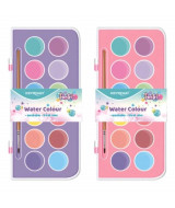 ACUARELA PASTEL OLAMI C/PINCEL x12 COLORES C/ESTUCHE - KR972  