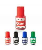 TINTA OLAMI P/MARCADOR DE PIZARRA ROJO FRASCO x20cc. - TPI180R  