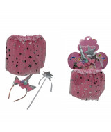 SET DISFRAZ UNICORNIO TUTU + VINCHA + VARITA. - 211-0  