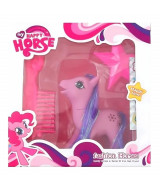 MY HAPPY HORSE PONY CON PEINE + ACCESORIOS 13 x 5 x 13cm. - 211-0  