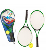 RAQUETA DE TENIS + DOS PELOTAS 55 x 22cm. - 906-0  