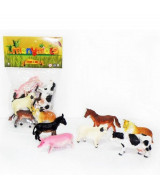 FIGURAS DE ANIMALES DE GRANJA x6un 24 x 17cm. - 526-0  